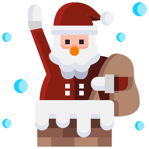 papá noel icono gratis