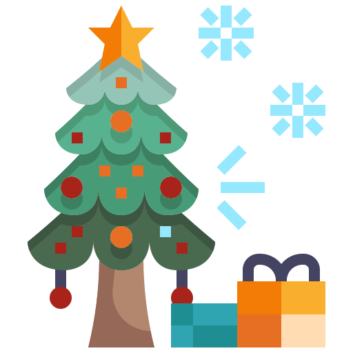 árbol de navidad icono gratis