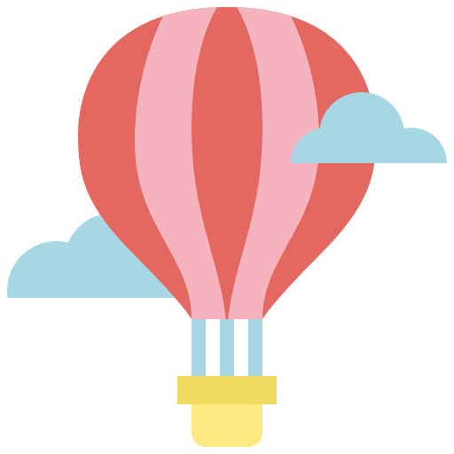 globo aerostático icono gratis