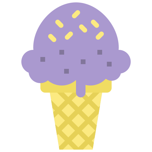 cucurucho de helado icono gratis