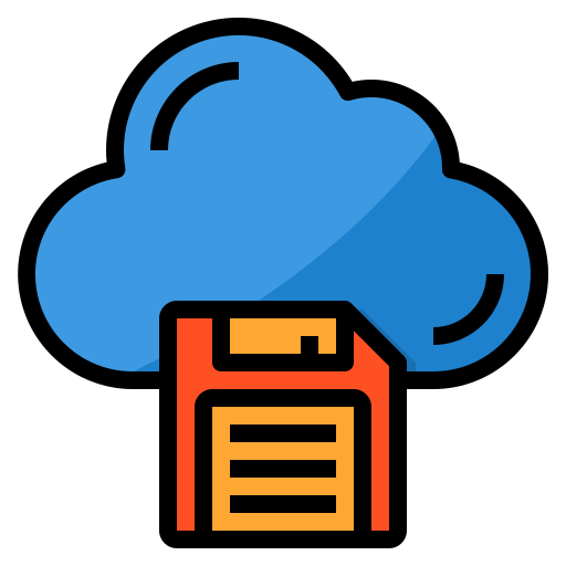 almacenamiento en la nube icono gratis