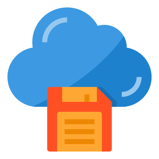 almacenamiento en la nube icono gratis