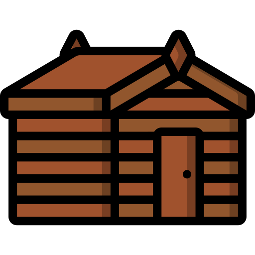 오두막 무료 아이콘