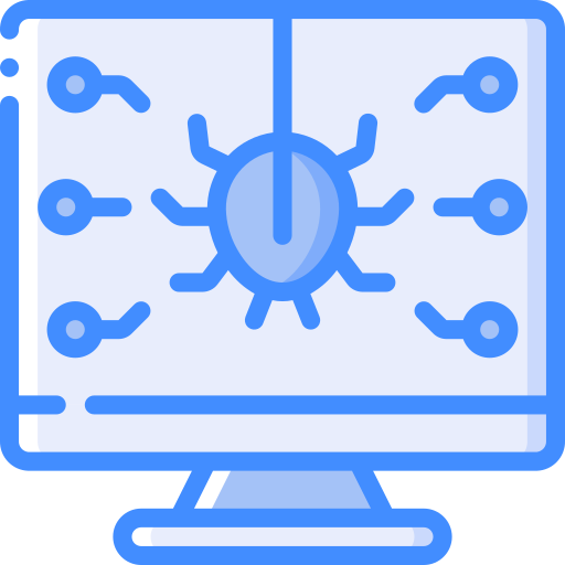 Computer Basic Miscellany Blue icon