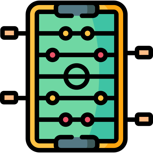 futebol de botão grátis ícone