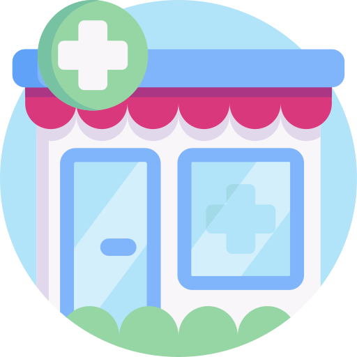 Pharmacy Detailed Flat Circular Flat icon