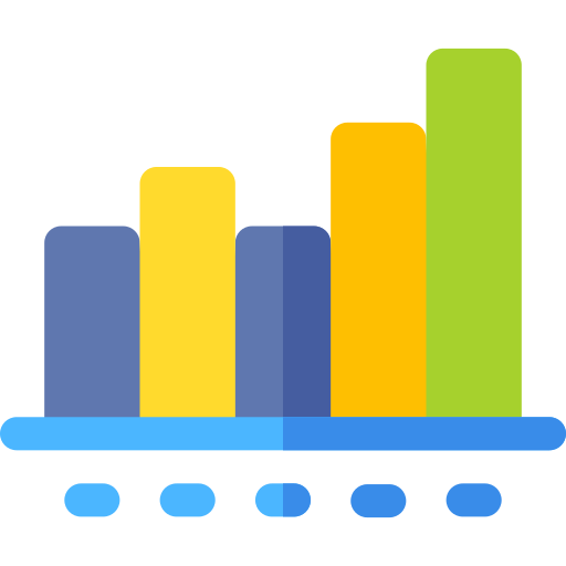 gráfico de barras icono gratis