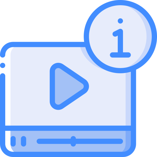 reproductor de video icono gratis