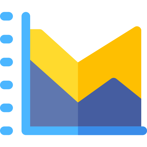 gráfico de splines icono gratis