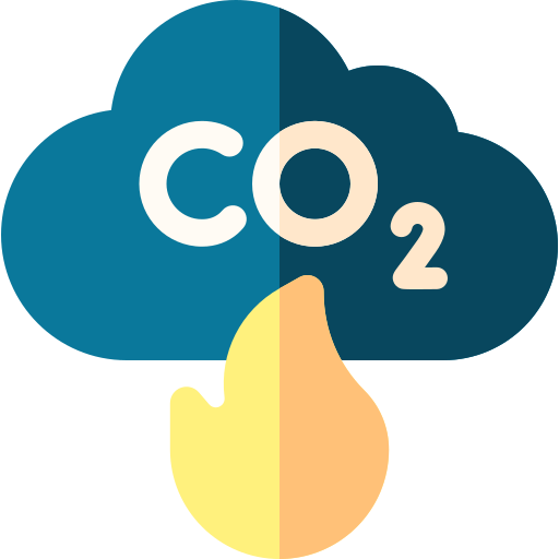 nube de co2 icono gratis