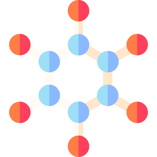 Molecule Basic Rounded Flat icon