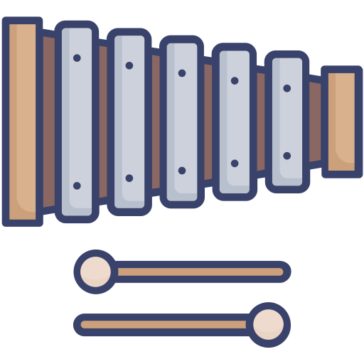 xilófono icono gratis