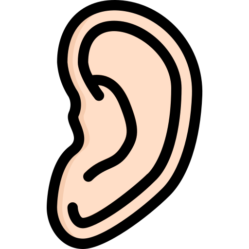 oreilles Icône gratuit oreilles Icône gratuit