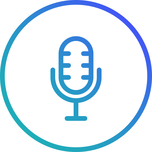 Voice recording free icon