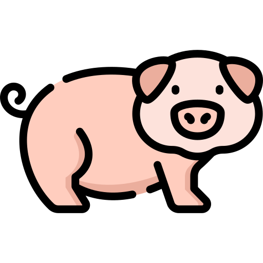 Pork Animal Clipart Hd PNG, Cute Pork Pixel Art Animals, Cute, Piglet, Pixel  Art PNG Image For Free Download