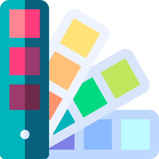 Color palette - free icon