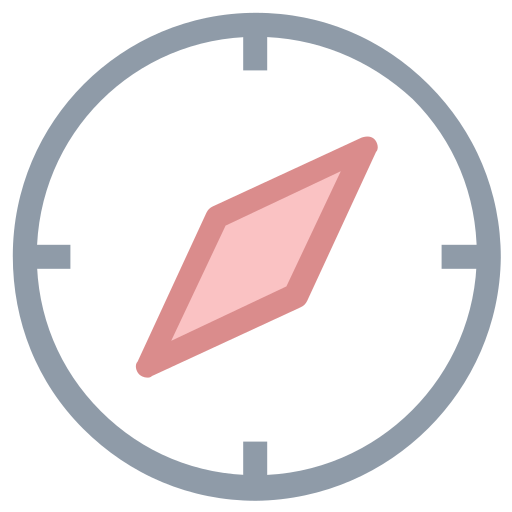 brújula icono gratis