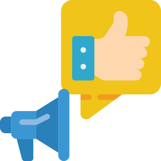 mercadeo social icono gratis