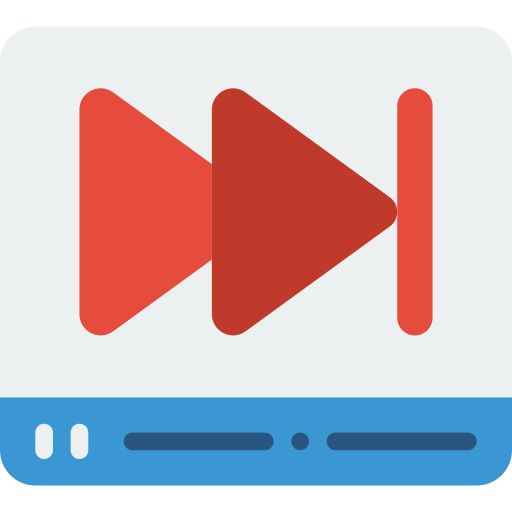 reproductor de video icono gratis