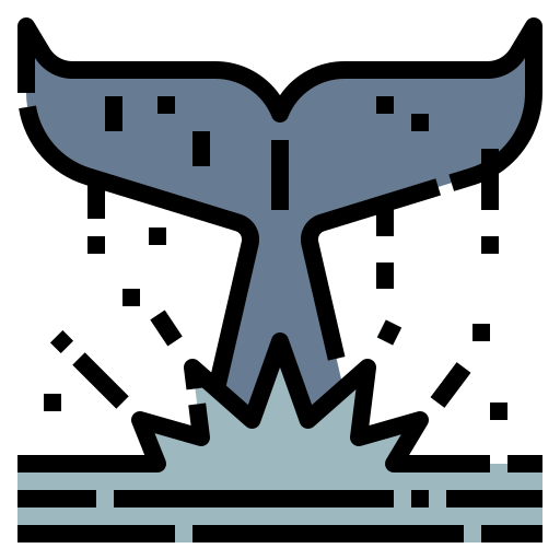 Whale free icon