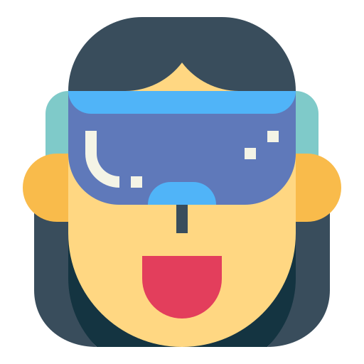 gafas vr icono gratis