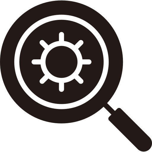 Magnifying Glass Generic Glyph Icon