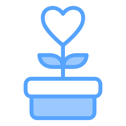 planta de amor icono gratis