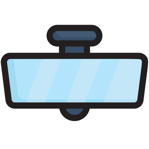 espejo retrovisor icono gratis