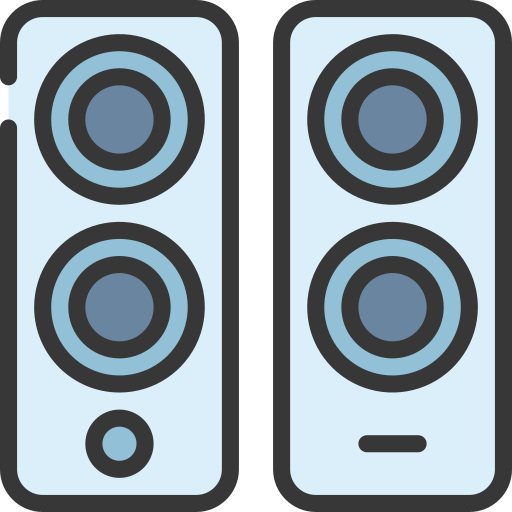 altavoces icono gratis