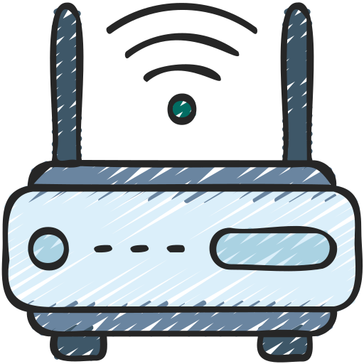 router inalámbrico icono gratis