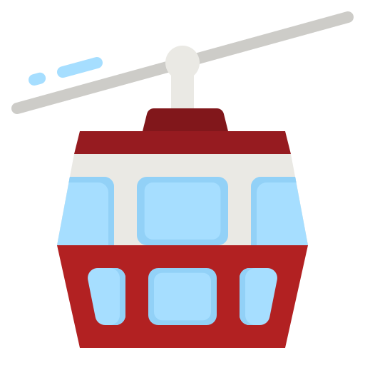 Cable car photo3idea_studio Flat icon