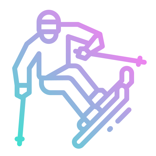 skieur Icône gratuit