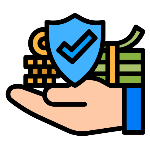 seguro de inversión icono gratis