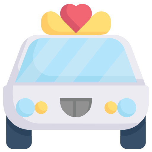 웨딩 카 무료 아이콘