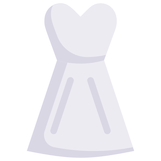 vestido de novia icono gratis