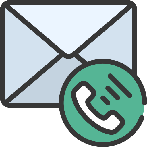 correo de contacto icono gratis