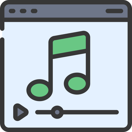 reproductor de música icono gratis