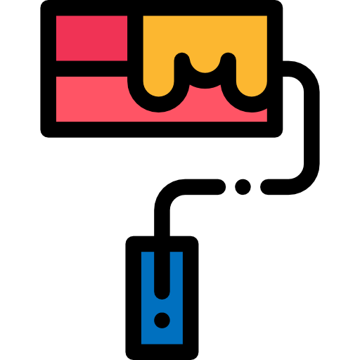 Малярный валик бесплатно иконка