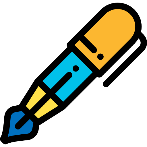 Pen Detailed Rounded Lineal icon