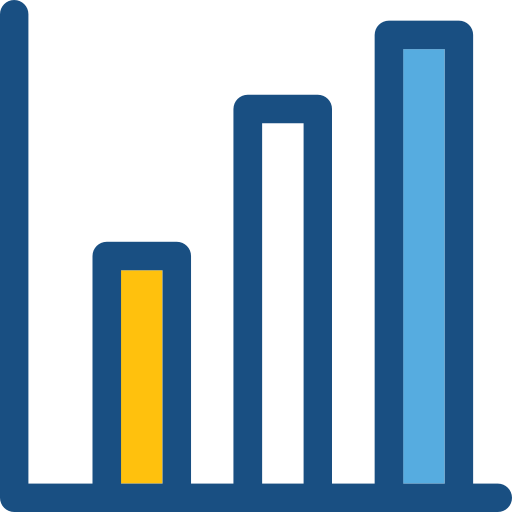 Bar chart Prosymbols Duotone icon