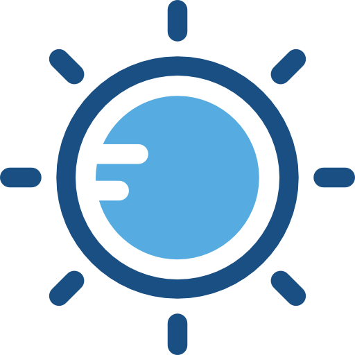 Sun free icon