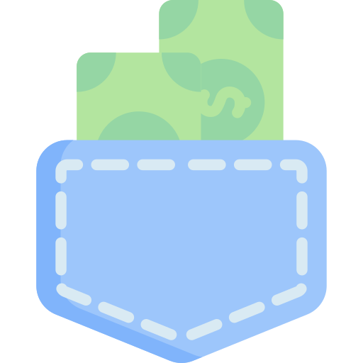 bolsillo icono gratis