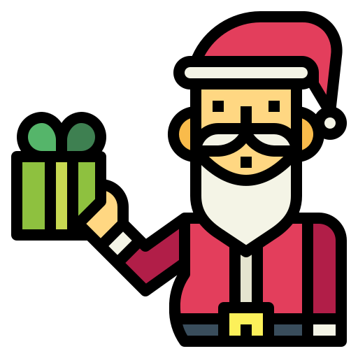 papá noel icono gratis