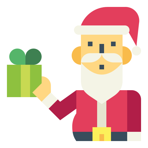 papá noel icono gratis