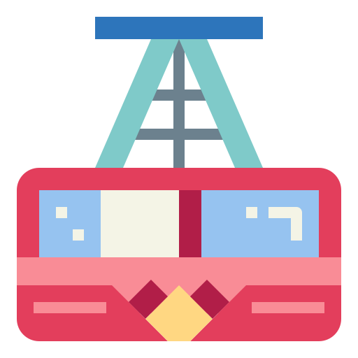 téléphérique Icône gratuit