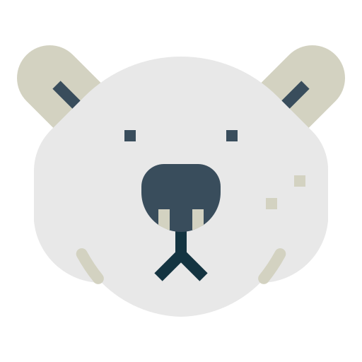 oso polar icono gratis