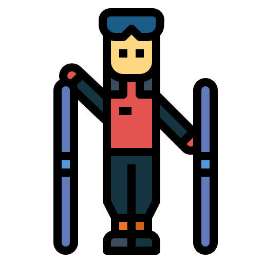 skifahrer kostenlos Icon skifahrer kostenlos Icon