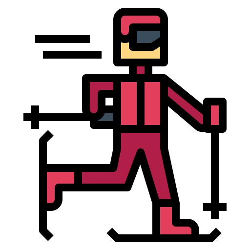 Skiing free icon Skiing free icon