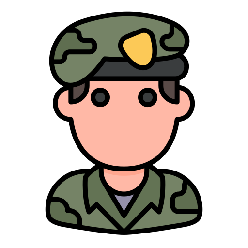 free clipart animation of military people