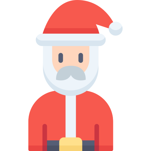 papá noel icono gratis